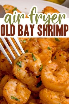 this air fryer old bay shrimp recipe is so good and easy to make