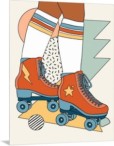 an image of a person riding roller skates