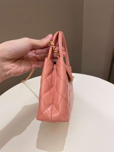 Chanel 23K Kelly BagPink Aged Calfskin AGHWSmall 19.5 x 12.5 x 6.5 cmChain strap drop 58 cmOct 2023MicrochipNew w sealIncludes full set box, dust bag and receiptPrice now 7300 sgd 5490 usd CN5993-01 Kelly Bag, Gold Ounce, Pink Bag, Full Set, Luxury Bags, Calf Skin, Bag Accessories, Dust Bag, Fendi