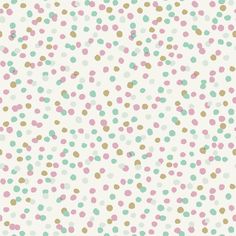 a white background with multicolored dots