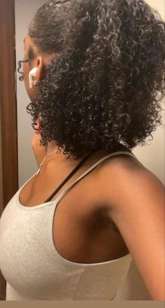 4b Curly Hairstyles Short, 4b Half Up Half Down, Short 3c Hair, Perfect Curly Hair, Cute Natural Hairstyles