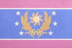 the flag of the state of new hampshire is shown in blue, pink and white