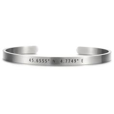 PERSONALIZED CUFF BANGLE BRACELET A simplified take on a timeless classic and smooth design, our personalised cuff bangle bracelet it's the ideal choice for every day. Meant to be meaningful as well as suitable both for men and women. This cuff can be engraved both on outside and inner side with a meaningful phrase, word or important location for you. You can leave the location in the personalisation field and we going to make GPS coordinates. ITEM SPECIFICATIONS • Material Finish: 925 Sterling Minimalist Stainless Steel Bangle For Anniversary, Minimalist Stainless Steel Anniversary Bangle, Personalized Silver Minimalist Wristband, Personalized Minimalist Silver Wristband, Minimalist Personalized Silver Wristband, Minimalist Engraved Adjustable Cuff Bracelet, Minimalist Engraved Bangle Cuff Bracelet, Stainless Steel Cuff Bracelet As Gift, Stainless Steel Cuff Bracelet Gift