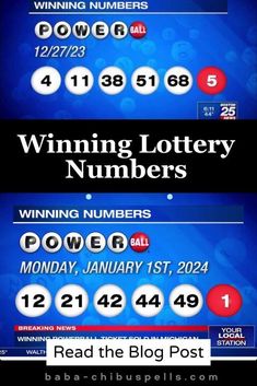 the winning lottery numbers for powerball