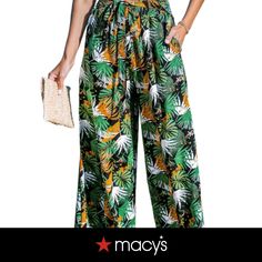 in stock Trendy Non-stretch Pants For Vacation, Black Wide Leg Pants For Summer Day Out, Chic Beach Pants For Fall, Fall Vacation High-waisted Pants, High-waisted Pants For Fall Vacation, Trendy Black Wide Leg Pants For Vacation, Trendy Black Beach Pants, Leg Pants, Buy Online