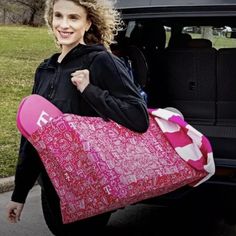 T Mobile Oversized Tote Bag Pink And White With Black Handles New Condition Approximately 34” Wide Perfect Versatile Bag To Have On Hand For Many Uses Use This Stylish And Spacious Tote For Travel. Sports, Beach Days, Storage, Shopping Trips And More All Items From Smoke Free Home Bundle Items And Save! Casual Tote Gym Bag For Weekend, Casual Weekend Rectangular Gym Bag, Casual Rectangular Gym Bag For Weekend, Casual Pink Shoulder Bag For The Weekend, Casual Pink Shoulder Bag For Weekend, Pink Tote Beach Bag For Travel, Sporty White Bag For Shopping, Pink Tote Shoulder Bag For Travel, Sporty Pink Bags For Weekend