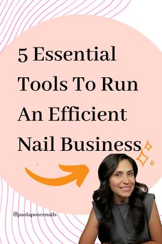 learn about five tools you can use to work your nail business more efficiently Skin Bumps, Natural Laundry, Nail Services, Probiotic Foods, Printable Checklist, Latin Words, Pharmacist, Do You Know What, Entrepreneur Success