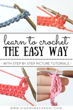 crochet the easy way with step by step pictures