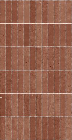 a brown and white tiled wall with small squares