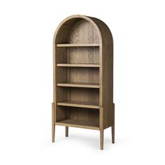 Tolle Bookcase Drifted Oak Solid Angled View Four Hands Books Decor, Display Area, Oak Bookcase, Standing Shelves, Stylish Storage Solutions, Bookcase Shelves, Rustic White, Living Room Furniture Sofas, Furniture Dining Table