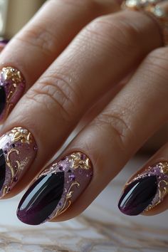 Purple Nail Designs 2024