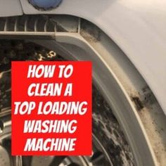 how to clean a top loading washing machine