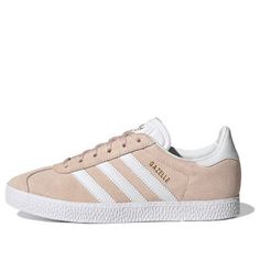 (GS) adidas Gazelle J 'Pink Tint' H01512 Adidas Pink Skate Shoes With Boost Midsole, Spring Skate Shoes With Round Toe For Sports, Spring High-top Skate Shoes For Light Sports, Pink Athleisure Sneakers With Gum Sole, Pink Adidas Athleisure Sneakers, Adidas Pink Athleisure Sneakers, Adidas Pink Sneakers With Three Stripes, Pink Adidas Sneakers With Three Stripes, Spring Skate Shoes For Light Sports With White Sole