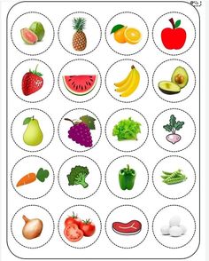 Healthy Food Activities For Preschool Free Printables, Healthy Food Printables For Kids, Foods Stickers Printable, Healthy Food Clipart For Kids, Fruits Stickers Printable, Human Body Science Projects, Healthy Food Activities For Preschool, Chinese Fruit, Healthy Food Pictures