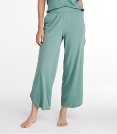 Women's Restorative Sleepwear Sleep Pants | Pajamas & Nightgowns at L.L.Bean Comfortable Spring Pants For Relaxation, Comfortable Pants For Relaxation And Spring, Spring Relaxation Comfortable Pants, Comfortable Summer Pants For Pajama Party, Comfortable Wide Leg Pants With Elastic Waistband, Comfortable Pants For Pajama Party In Spring, Comfortable Elastic Waistband Pants For Pajama Party, Wide Leg Sleepwear With Elastic Waistband For Lounging, Comfortable Pants For Spring Pajama Party