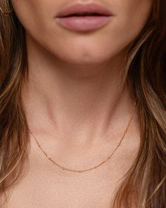 Saturn Chain Necklace Saturn Necklace, Diamond Ear Cuff, Ring Concierge, Necklace Length Guide, Bracelet Size Chart, Solid Gold Chains, Color Ring, Engagement Ring Wedding Band, Delicate Necklace