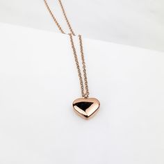 Charming with its lovely simplistic design, the My Full Heart Necklace will definitely bring smiles and create memories. What a great necklace to express love and admiration for the one that makes your heart beat special. Material: 18k Gold/18k Rose Gold plating over Stainless Steel Necklace length: 16 inches Pendant Shape: heart Nickel & Lead-free & Hypoallergenic Complimentary Gift Box Included Express Love, Create Memories, Heart Beat, Gold Heart Necklace, Simplistic Design, Steel Necklace, Stainless Steel Necklace, Necklace Length, 18k Rose Gold