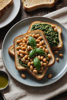 A photo of a  Italian Beans on Toast which is a type of Beans on toast ideas Italian Beans, Making Sandwiches