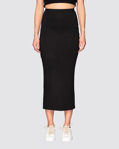 The Tube Skirt – Bleusalt Fitted Lined Midi Pencil Skirt, Fitted Lined Midi Length Pencil Skirt, Fitted Black Classic Maxi Skirt, Fitted Midi Length Lined Pencil Skirt, Classic Fitted Black Maxi Skirt, Sleek Fitted Full-length Skirt, Sleek Fitted Full Length Skirt, Sleek Full-length Fitted Skirt, Fitted Modern Maxi Skirt With Lined Skirt