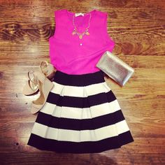 Ya viene el calor!!!! Ladylike Style, Striped T Shirt, Fashion Sense, Passion For Fashion, Stitch Fix, Spring Summer Fashion