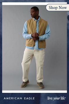 Cotton canvas fabric lined with flannel/Zip-up front/Ribbed collar/Utility patch pockets/Snap closures on back hem for a custom-to-you fit/This vest is Real Good: Made with the planet in mind & a promise to continue to do better. Utility Vest With Cargo Pockets For Work, Casual Cotton Utility Jacket For Outdoor Work, Casual Vest For Outdoor Work In Fall, Cotton Vest With Snap Buttons For Work, Casual Cotton Vest With Snap Buttons, Casual Workwear Vest With Patch Pockets, Cotton Work Vest With Cargo Pockets, Cotton Workwear Vest With Cargo Pockets, Cotton Outerwear With Cargo Pockets For Outdoor Work