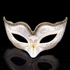 PRICES MAY VARY. Included: 1pcs white Masquerade mask for women or girls This Mardi Gras Mask is Great for your Birthday ,Holloween, Masquerade party, delicate and charming, light up your party,Your Guests Will Love Them! White Masquerade Mask Venetian Mask Halloween Party Mask Mardi Gras Mask Masquerade Ball Dance, Fancy Mask, White Masquerade Mask, Prom Eyes, Theme Carnaval, Ball Dance, Outfit Ideas For Church, Party Eyes