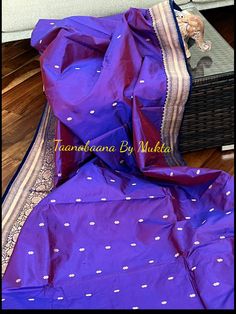 Fabric-  katan silk Color - indigo color  Blouse - yes , unstitched blouse piece comes with saree Fall , pico- yes, saree is ready with fall, pico and tassels  Wash- dry cleaning only  If you have any questions regarding the product please contact me 🙏🏻   you can book a video call on this number- 925-237-9524 Blue Dola Silk Handloom Saree, Blue Handloom Dola Silk Saree, Blue Handloom Dola Silk Dupatta, Indigo Color, Color Blouse, San Ramon, Indigo Colour, Katan Silk, Banarasi Saree