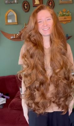 Scarlett O Hair, Curled Hair, Hair Instagram, Hair Photography, Heatless Curls, Hair Flip, Bun Hairstyles For Long Hair, Red Hair Color