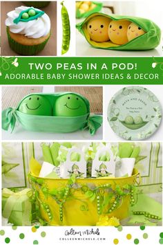 two peas in a pod adorable baby shower ideas and decor