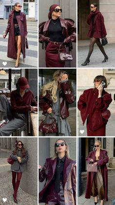 This winter season is all about layering, cozy textures, and rich, earthy tones. Here are 50 trendy winter outfit ideas to help you stay stylish and comfortable throughout the fall. #dresstoimpress #oldmoneyaesthetic #oldmoneyclothes #fashiontrends #winteroutfit #falloutfit #outfitautomne Trendy Outfits 2025 Winter, Gray Burgundy Outfit, Winter Outfit 2024-2025, Maroon Christmas Outfit, Christmas Woman Outfits, Colors That Go With Burgundy Clothes, Winter 25 Fashion Trends, Monochromatic Outfit Burgundy, Winter Fashion Outfits 2024 Women