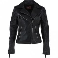 Women Black Leather Biker Jacket Stylish Women Leather Jacket Ladies Leather Jacket, Short Biker, Women Leather Jacket, Black Leather Biker Jacket, Mass Production, Leather Biker Jacket, Leather Moto, Leather Products, Biker Style