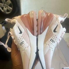 Brand New Still. Only Used Once. Too Pretty In Pink And Was Always Too Scared To Wear Them With My Kids Around. Size 5.5 Women. I Only Normally Wear Size 5 But In These Shoes 5.5 Fits Best. Does Not Come With Original Shoes Box. Nike Shoes Air Max 270, Air Max 270 Women, Shoes Air Max, Nike Shoes Air, Shoes Box, Nike Shoes Air Max, Shoes Air, Air Max 270, Shoe Box