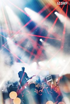 Guitarist playing on electric guitar. Rock concert stage. Mosh Pit, My Peace, Concert Stage, Rock Concert, The Chaos, Electric Guitar, Guitar, Electricity