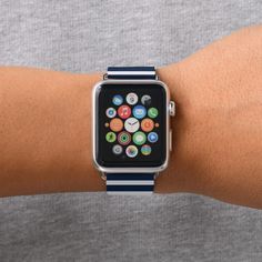 Apple watch Apple watch bands Apple watch accessories Apple watch tips Apple watch price Apple watch fashion Apple watch faces Apple watch series 3 Apple watch aesthetic Apple watch women Apple watch apps Apple watch black Apple watch rose gold Volleyball Outfit, Cherry Apple, Apple Band, Apple Watch 38mm, Blue Chevron, 38mm Apple Watch Band, Gold Monogram, Blue Gifts, Idea Diy