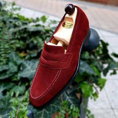 Bordeaux Suede Loafers Moccasin Loafers Men Dress Formal Shoes on Storenvy Fitted Wingtip Moccasins With Leather Sole, Leather Sole Moccasins For Galas, Fitted Moccasins With Leather Sole For Galas, Semi-formal Suede Dress Shoes With Moc Toe, Semi-formal Suede Tassel Loafers With Round Toe, Fitted Leather Moccasins For Semi-formal Occasions, Fitted Leather Moccasins For Galas, Semi-formal Moc Toe Suede Oxfords, Business Wingtip Moccasins