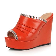 Heels: approx 11 cmPlatform: approx 4 cmColor: White, Red, BlackSize: US 3, 4, 5, 6, 7, 8(All Measurement In Cm And Please Note 1cm=0.39inch) Note:Use Size Us 5 As Measurement Standard, Error:0.5cm.(When Plus/Minus A Size,The Round And Shaft Height Will Plus/Minus 0.5CM Accordingly.Error:0.5cm) Note: The size you choose is US Size and 1CM=0.39inch. Size Guide: US 3=EU34=22CM,US 4=EU35=22.5CM,US 5=EU36=23CM, US 6=EU37=23.5CM,US 7=EU38=24CM,US 8=EU39=24.5CM, US 9=EU40=25CM,US 10=EU41=25.5CM,US 11= Black Pants Men, Womens Gladiator Sandals, Rhinestone Fashion, Crystal Shoes, Rhinestone Sandals, High Heel Wedges, Womens Summer Shoes, Womens Sandals Wedges, Style Punk