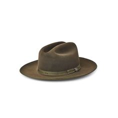 Filson x Stetson Eagle Ranch Hat Brown Western Felt Hat For Hunting, Western Short Brim Hunting Hat, Western Style Hunting Fedora, Western Style Short Brim Hunting Hat, Western Style Brimmed Hunting Hat, Classic Fur Felt Hats For Western-themed Events, Short Brim Fur Felt Hat For Ranch, Fur Felt Hat With Short Brim For Ranch, Classic Brown Hunting Hat