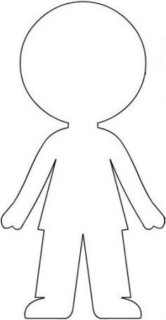 the outline of a person's head and body, with one hand on his hip