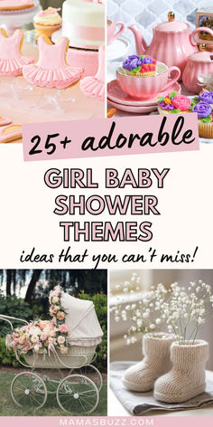 girl baby shower themes