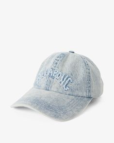 Got to give pops some props— our signature Dad Cap is the perfect style for any outfit. The fitted hat is made with soft cotton twill, with embroidery at the front, a curved-to-perfection brim, and a metal back clasp to customize the fit. Swimwear Store, Billabong Women, Dad Cap, Strapback Hats, Beach Beauty, Dad Caps, Woven Labels, One Piece Swim, True Blue