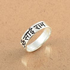 Kindly Contact us for bulk orders :- Whatsapp - +919351909090 Product :- Ring Metal :- 925 Sterling Silver Silver Weight - 7.50 gms Ring Size - As per buyers requirement. It's easy to create jewellry that's perfect for you. Change the materials to suit your style and budget:  Also it can be made of 14K, 18K white, yellow, rose gold, contact me and I can give you a price quote. Shipping information : ► Tracking number  ► Insurance  ► Expedited / Express shipping - check our "shipping upgrades" wh Silver Symbolic Toe Rings, Silver Engraved Open Ring Symbolic Style, Traditional Silver Promise Ring, Symbolic Engraved Ring Stamped 925 For Promise, Silver Engraved Ring With Stamped Detail For Promise, Adjustable Silver Engraved Ring, Spiritual Style, Silver Promise Ring Engraved And Hallmarked, Spiritual Silver Stackable Rings For Gift, Silver Engraved Toe Ring For Gifts