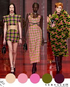 Versace Fall 2022, Knitting Fashion Design, Plaid Trend, Print And Pattern, Fashion Runway Show, Knitwear Trends, Fall Winter Trends