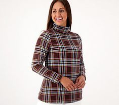 Work it in warmth and style with an on-trend turtleneck top. Layer it up with your fave faux-fur coat for a luxe, high-end look. From Denim & Co.® Fashions. Almost Love, Weather Day, Turtleneck Top, Work It, Turtle Neck Top, Tunic Length, Tartan Plaid, Faux Fur Coat, Winter Wear