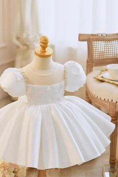 Easter Dresses For Girls, Beading Design, Baby Birthday Dress, Frocks Design