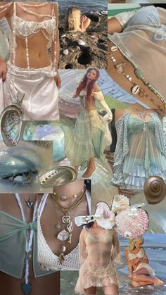 Beach Theme Outfits, Aquatic Outfit, Mermaidcore Fashion, Angela Clayton, Pisces Aesthetic, Trend Prediction, Thrift Manifestation, Finding Style