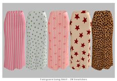 five different styles of swaddles with stars on them