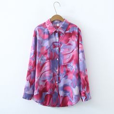 F00164055-302 Printed Shirts For Women, Blouse Korean Style, Spring Fashion Outfits, Black And White Blouse, Spring Outfits Women, Womens Long Sleeve Shirts, Spring Shirts, Mini Shirt Dress, Summer Fashion Outfits