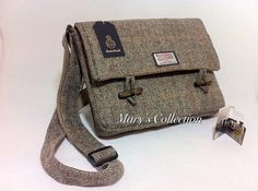 Harris Tweed Handwoven Pure Wool Designer by MarysCollection2013, £99.99 Classic Tweed Rectangular Bag, Classic Rectangular Tweed Bag, Classic Rectangular Tweed Shoulder Bag, Rectangular Tweed Shoulder Bag For Travel, Brown Tweed Shoulder Bag For Travel, Harris Tweed, Travel Organization, Satchel Bag, Messenger Bags