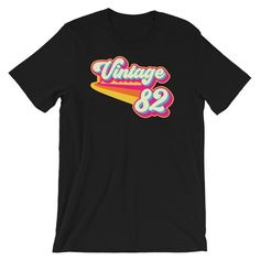 Wow picks! Vintage 1982 Retro Colors Short-Sleeve Unisex T-Shirt at $25.00 Choose your wows. 🐕 Retro Tri-blend Crew Neck T-shirt, Retro Text Print T-shirt, Retro Tri-blend Black T-shirt, Retro Black Tri-blend T-shirt, Retro Tri-blend T-shirt, Retro Tri-blend Pre-shrunk T-shirt, Camo Trucker Hat, Distressed Hat, Embroidery Hoodie