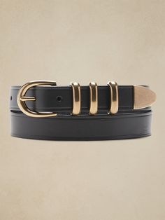 Montagne Leather Belt | Banana Republic Trendy Belts, Womens Leather Belt, Gold Belt, Black Leather Belt, Belt Black, Genuine Leather Belt, Small Leather Goods, Black Belt, Mens Belts